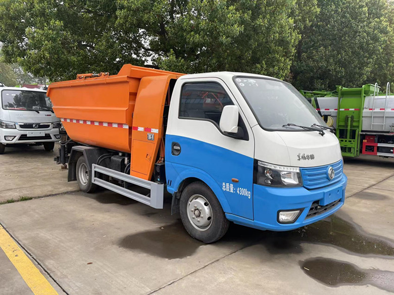 純電動(dòng)自裝卸式垃圾車