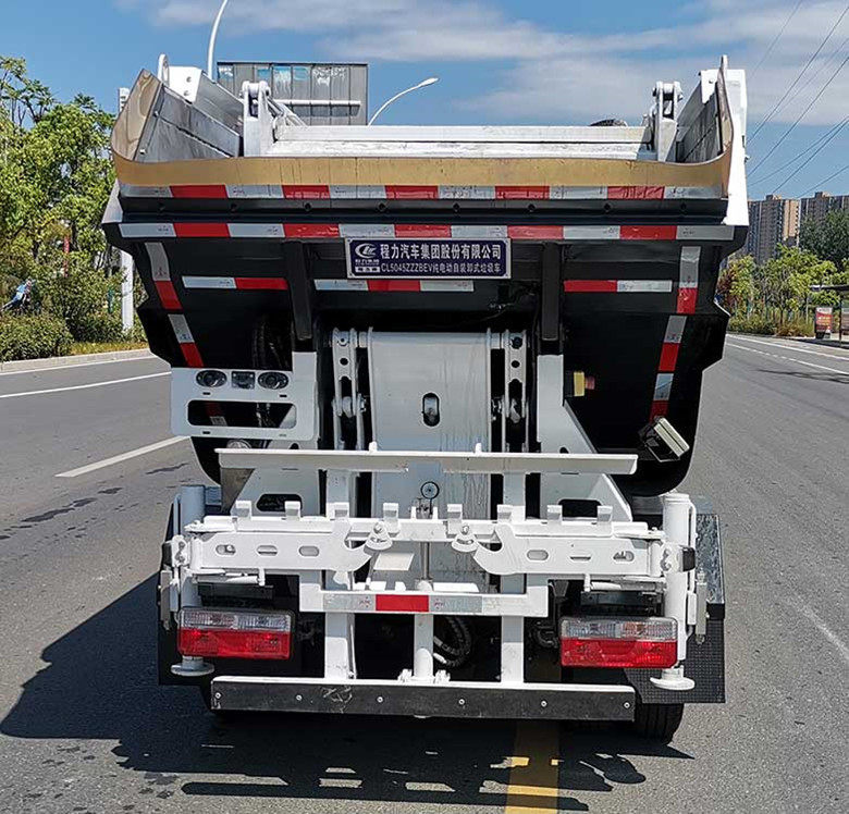 純電動(dòng)自裝卸式垃圾車