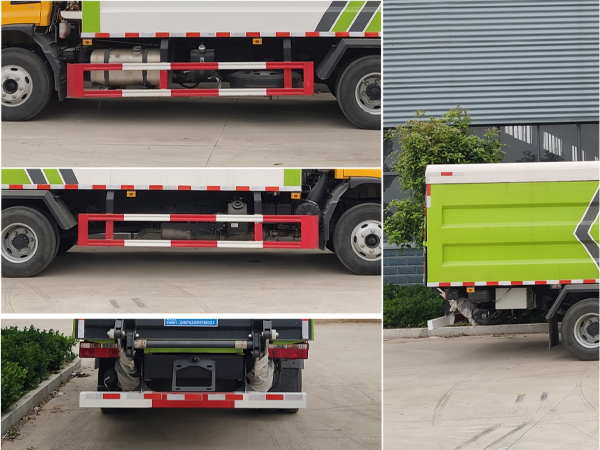 程力國(guó)六江淮密閉式桶裝垃圾車(chē)