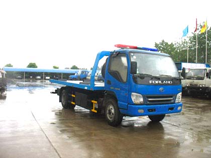 福田時(shí)代輕卡平板型清障車(BJ1083)