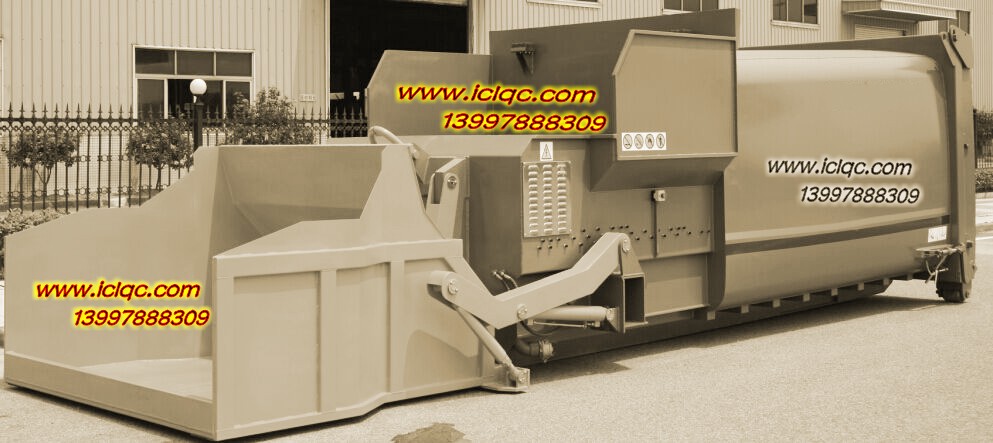 15方移動(dòng)式車載壓縮垃圾站